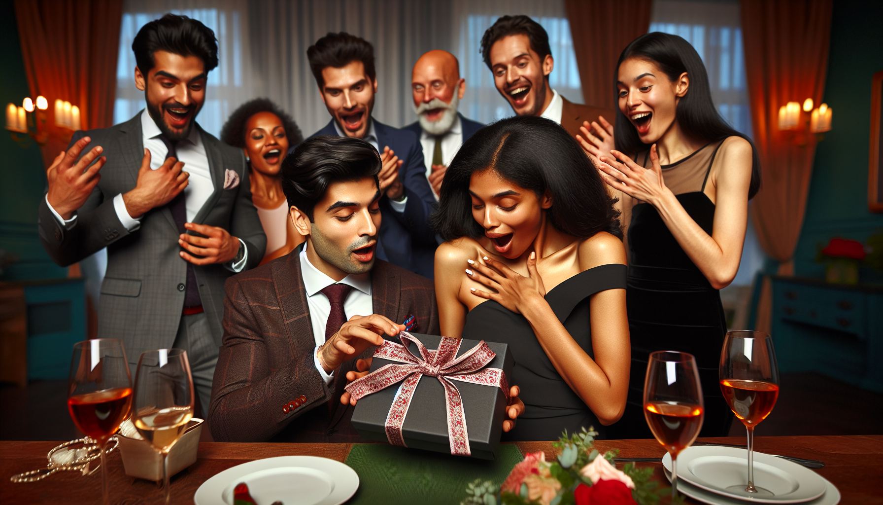 découvrez quelle incroyable surprise ce couple a réservée à ses invités! une histoire captivante d'amour et de générosité qui vous émerveillera à coup sûr.