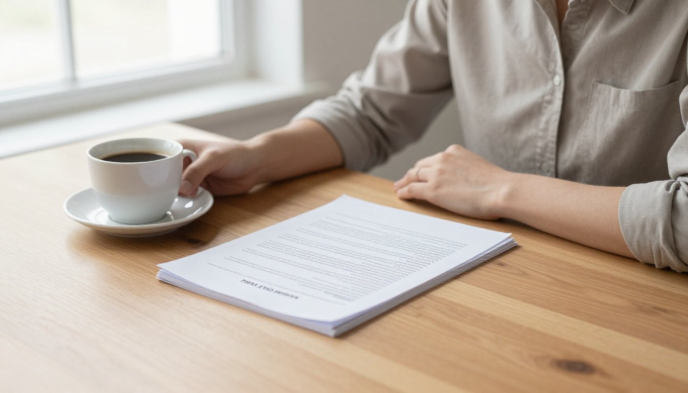 Personne avec documents juridiques
